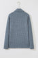 Red Sandalwood Ribbed Knit Buttons Front Flap Pocket Casual Shacket