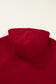 Four Leaf Clover Contrast Cuffed Drop Shoulder Zip up Tunic Hoodie