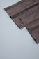Coffee Mineral Wash Elastic Waistband Plus Size Barrel Pants