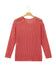 Coral Crochet Hollow-out Jumper Top Sweater