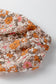 Orange Bohemian Floral Puff Sleeve Full Button Shirt