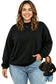 Bright Pink Exposed Seam Detail Reversible Double Wear Plus Size Sweatshirt