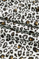 Khaki Plus Size Buttoned Contrast Trim Puff Sleeve Leopard Print Blouse