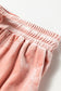 Peach Blossom Velvet Zip-up Hoodie and Wide Leg Pants Set