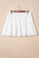 Black Plus Size Frilled Elastic Waist Lace Trim Boho Ruffled Shorts
