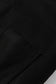 Black Solid Color Raw Seam Big Flower Patched Loose Overall Jumpsuit