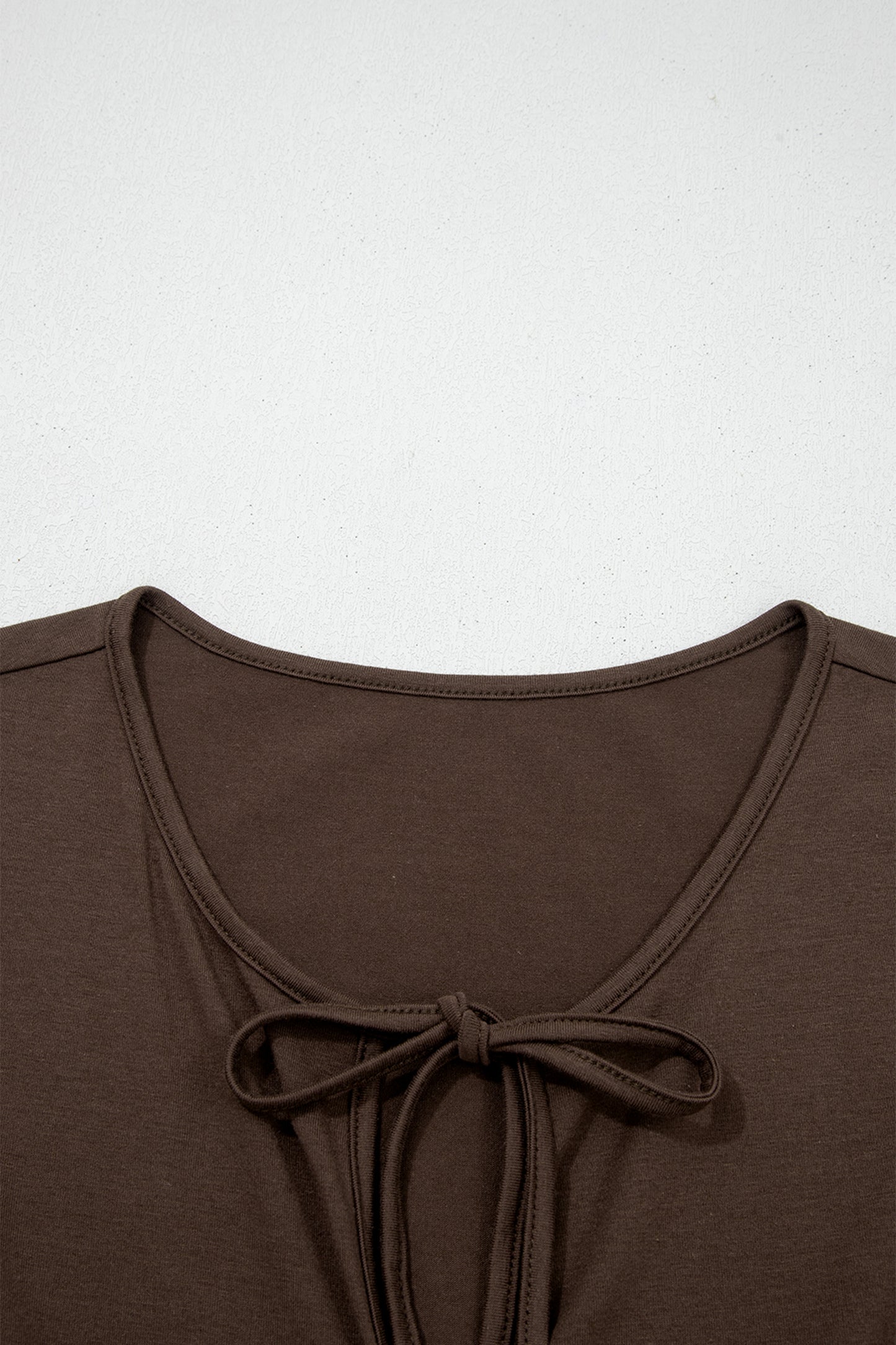Blue Sapphire Plus Size Solid Color Bow Tie Peplum Tank Top