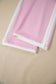 Pink Colorblock Trim Cropped Tank Elastic Waist Shift Pants 2pcs Set