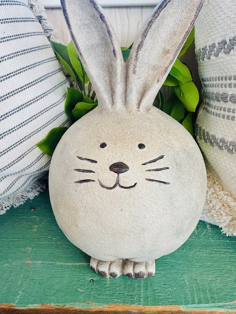 Concrete Bunny Statue - Easter