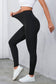 Black Criss Cross Tummy Control High Waist Leggings - Final Sale