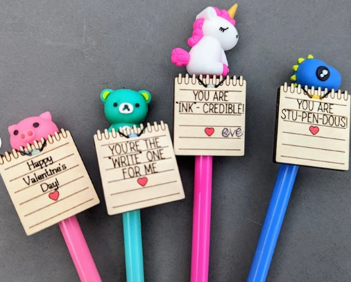 Cute Pen Valentine Add-on