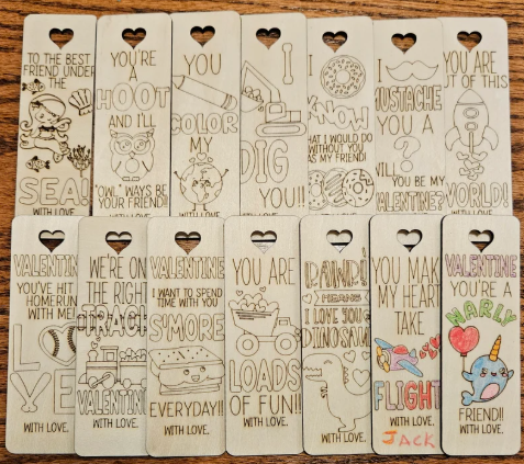 Valentines' Bookmarks