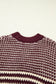 Red 3/4 Draped Sleeve Slouchy Sweater