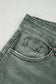 Four Leaf Clover Slight Distressed Raw Edge Wide Leg Jeans