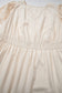 Apricot Plus Size V Neck Lacy Embroidery Patchwork Short Sleeve Maxi Dress