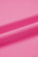 Sachet Pink Solid Color High Neck Oversize Tee