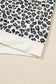 Khaki Plus Size Leopard Loose Pullover Casual Shorts 2pcs Outfit