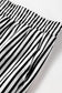 Black Stripe Elastic High Waist Pocketed Loose Pants