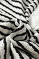 Khaki Stripe Textured Hooded V Neck Casual Long Sleeve Top