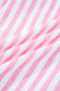 Pink Leopard Striped Western Casual Shirt