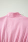 Pink V Neck Sleeveless Double Zip Shift Midi Dress