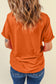 Orchid Petal Casual Plain Crew Neck Tee