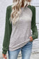 Red Dahlia Colorblock Raglan Long Sleeve T Shirt