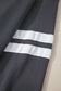Light French Beige Varsity Striped Detail Drop Shoulder Oversized Sweatshirt
