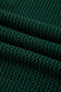 Blackish Green Plus Size Golden Accent Buttons Short Sweater Cardigan
