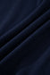 Navy Blue Tiered Ruffle Ribbed Crew Neck Pullover Plus Size Top