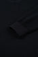 Black Solid Color Oversized Mock Neck Sweatshirt