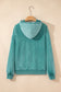 Ashleigh Blue Half Zip Kangaroo Pocket Mineral Wash Baggy Hoodie