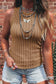 Phalaenopsis Slim Ribbed Mineral Wash Tank Top