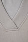 Parchment Aztec Embroidered Western V Neck Sweatshirt