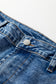 Dusk Blue High Waist Straight Leg Ankle Jeans
