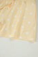 Black Exposed Seam Detail Polka Dot Loose Tee Drawstring Shorts Set
