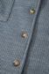 Red Sandalwood Ribbed Knit Buttons Front Flap Pocket Casual Shacket