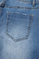 Myosotis Acid Washed Straight Leg Full Length Casual Jeans