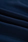 Navy Blue Button Detail Leopard Metallic Trim Short Sleeve Tunic Dress