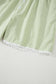 Green Gingham Plaid Button Detail Lace Trim Boxer Shorts