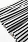 Black Stripe Elastic High Waist Pocketed Loose Pants