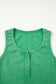 Blue Vintage Distressed Ribbed Mineral Wash Tank Top