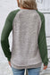 Red Dahlia Colorblock Raglan Long Sleeve T Shirt
