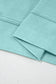 Mint Green Raw Cut Notched Neck Lace Patchwork Detail Mineral Wash Tee