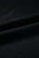 Black Asymmetric Neck Batwing Sleeve Shift Mini Sweater Dress