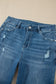 Ashleigh Blue High Waist Frayed Hem Flare Jeans