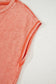 Carrot Mineral Wash Pocketed T-shirt Long Dress