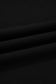 Black Solid Color Oversize Slit Sweatshirt Ribbed Leggings 2pcs Set