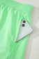 Sachet Pink Slim Tank Top Elastic Waist Mini Skort 2pcs Outfit