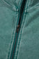 Ashleigh Blue Half Zip Kangaroo Pocket Mineral Wash Baggy Hoodie